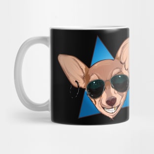 dog with glasses Mug